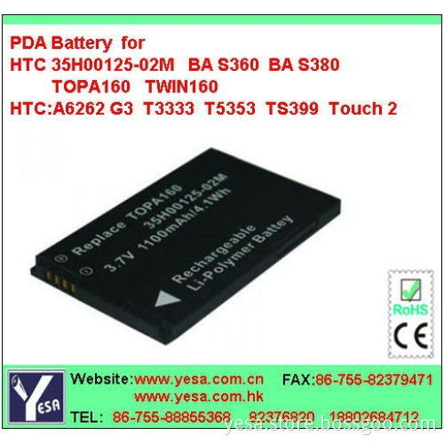 PDA Battery apply to A6262 T3333 G3 Hero T5353 T5399